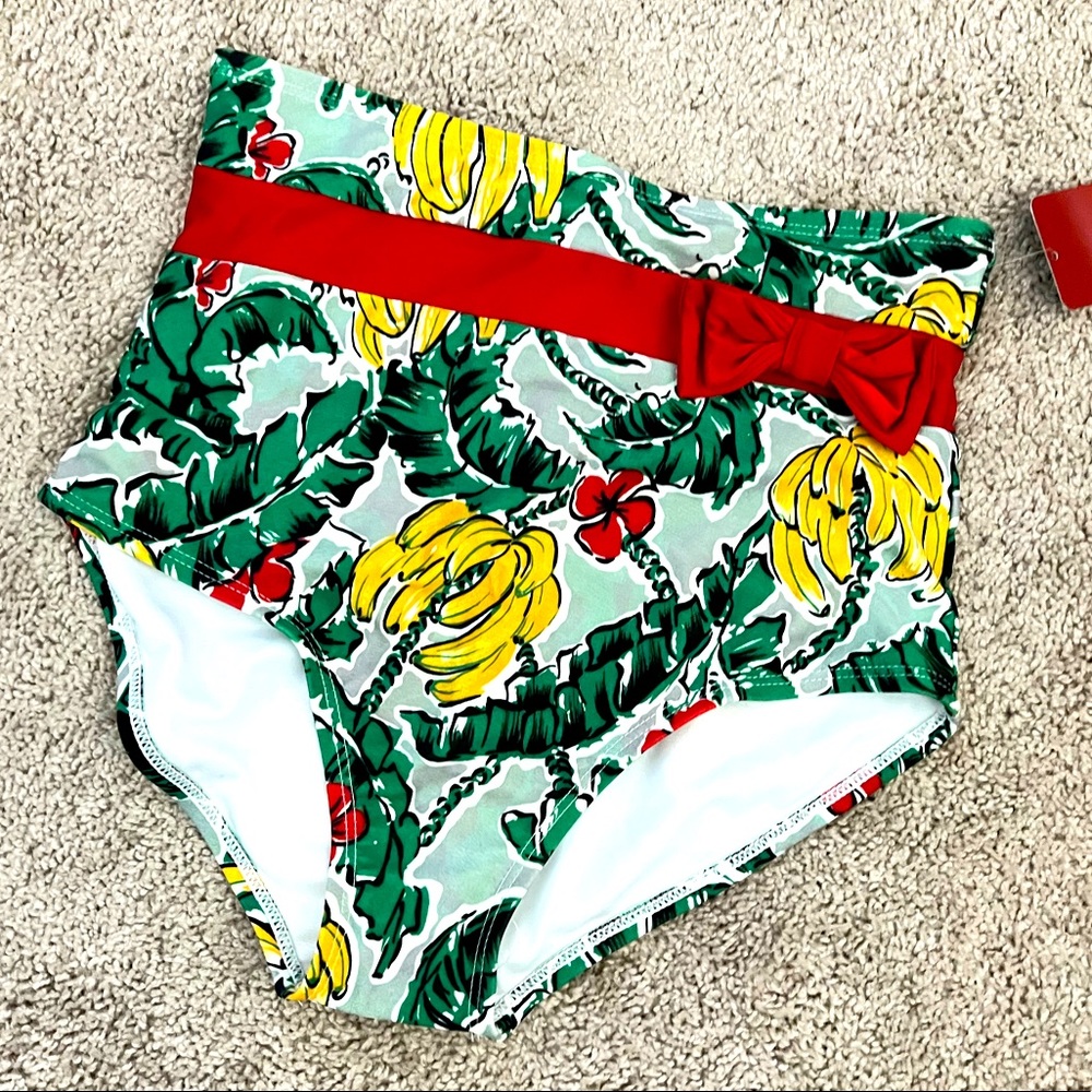 High waist Banana bikini bottom